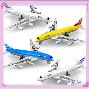 Airplane Toys, Metal Plane Pull Back Airplane Toys for 3 4 5 6 7 Years Old Boys Girls, Die Cast Aircraft Plane Models, Kids' Play Vehicles Aeroplane Airplanes for Kids Birthday Gift(Gag Toys & Practical Jokes)(Gag Toys & Practical Jokes)