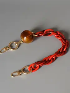 Simple Acrylic Chain, Multifunctional Fashionable Beaded Decorative Chain for Women & Girls, Trendy All-match & Exquisite DIY Bag Accessories, Fashionable Chain Strap