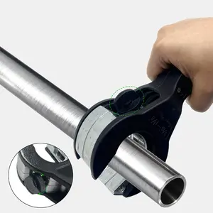 Pro Grade 2-in-1 Ratcheting  Cutter | Heavy Duty Tubing Cutter for Copper, PVC & Plumbing  | Cuts 5/16" to 1-1/8" with Ratchet Efficiency pipe