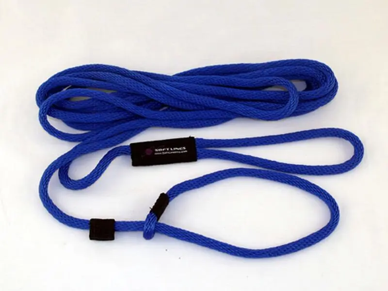 Soft Lines Floating Dog Swim Slip Leashes 0.25 In. Diameter By 20 Ft. - Pacific Bllue