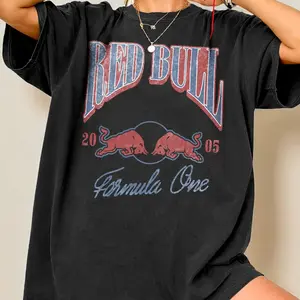 Red Bull Racing Retro F1 Shirt, Unisex Tee