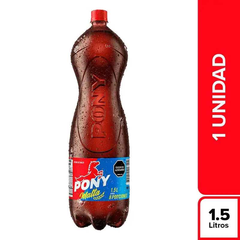 Pony Malta - Non-Alcoholic Malt Flavored Soda - 1.5L