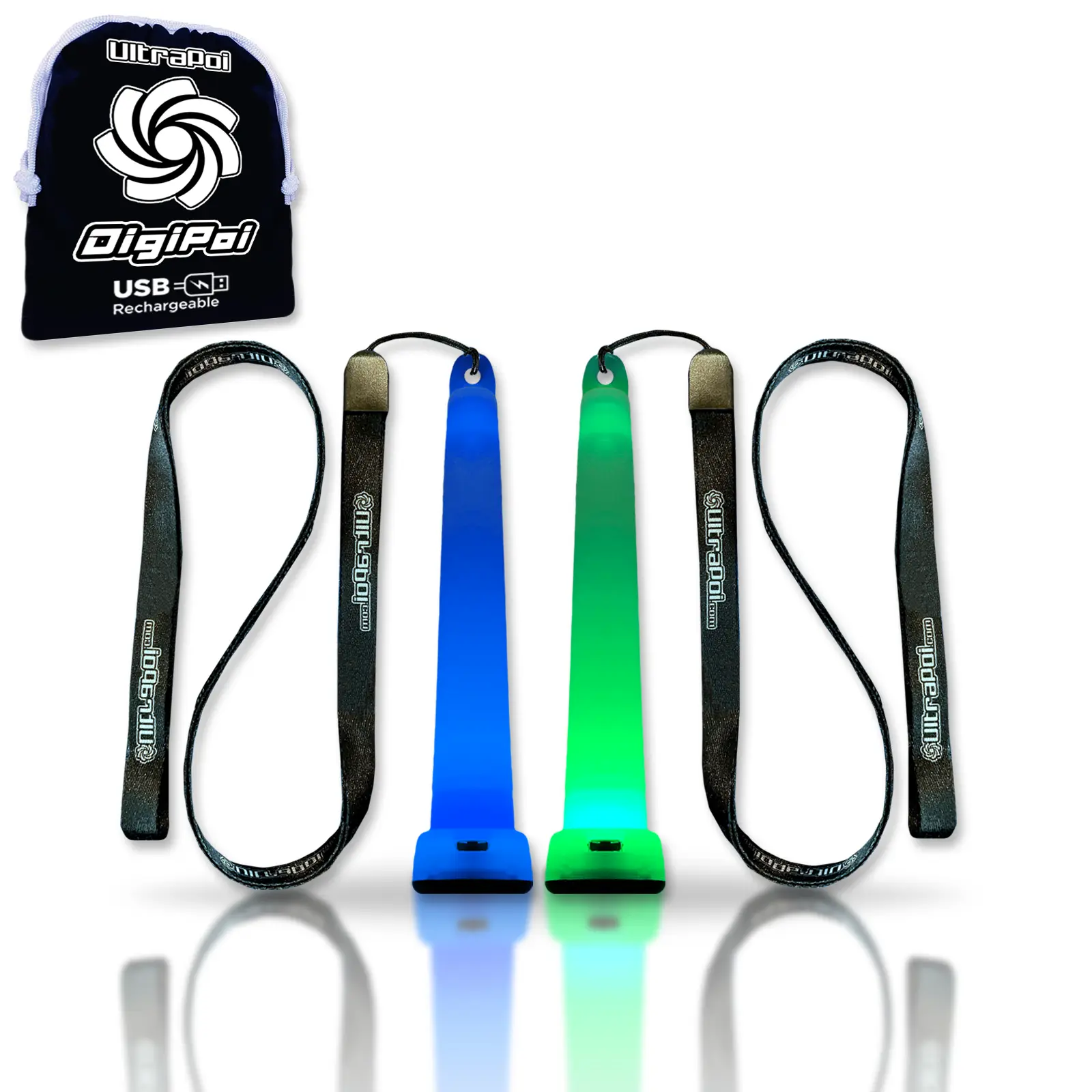 Digi Poi Rechargeable LED Glow Stick Kit Digi Poi Rechargeable LED Glow Stick Kit