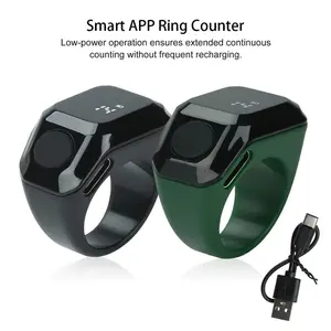 Smart APP Ring Counter Portable Digital Display Counter Bluetooth Counting Ring Time Vibration Reminder Wearable Tally Counters outdoorfun
