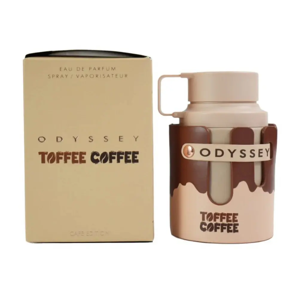 Armaf Odyssey Toffee Coffee Tropical Edition Unisex Eau de Parfum (EDP) Spray, 3.4oz Single Item, Gourmand Scent with Toffee Aroma & Oriental Vanilla Notes