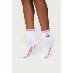 Pilates Cherry Socks Pilates Cherry Socks