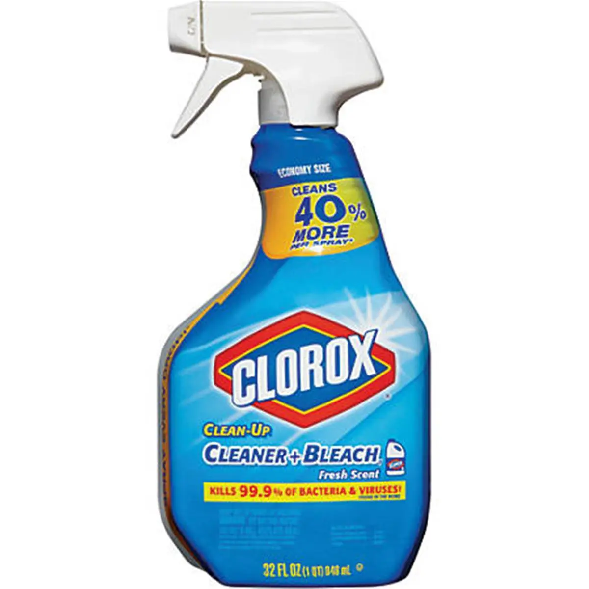 212 MAIN Clorox CLO30197 32oz Clean-Up Cleaner & Bleach Spray - Rain Scent, Multi-Color Container, Household Cleaner for Kitchen, Bath Surfaces