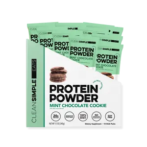 Protein Powder: Mint Chocolate Cookie (10 Single Serving Stick Packs)