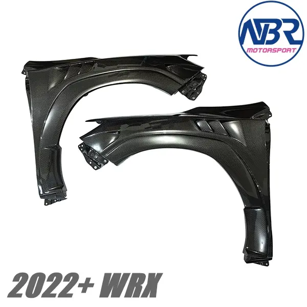 NBR Motorsport Autoclaved Carbon Fiber Vented Fenders - Performance Direct-Fit Exterior Accessory for 2022+ Subaru VB WRX, Airflow Boost, Enhances Airflow and Performance