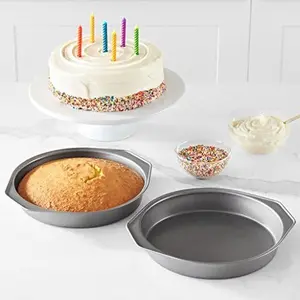 Nonstick Round Baking Cake Pan, 9 Inch, Set of 2 Bakeware
