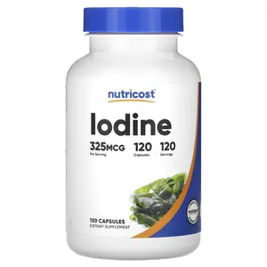 Nutricost Iodine, 325 mcg, 120 Capsules