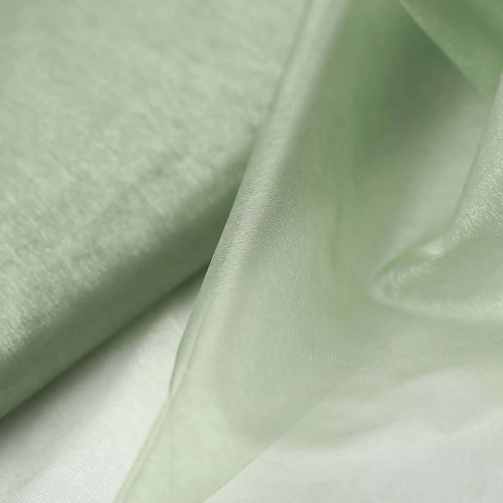 Sage Green Solid Sheer Chiffon Fabric Bolt - 54"x10yd Draping Sewing Supply for DIY Projects, Room Decor, House Decor, Home Arches, Gowns, Flower Bouquet Wrapping