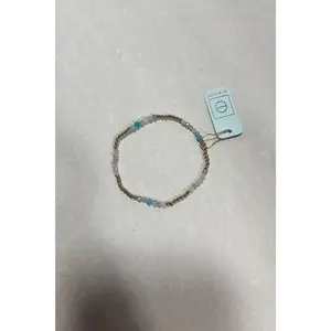 E Newton Blissful Pattern 2.5mm Bead Bracelet Hot Mess SS25