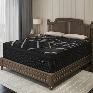12/14 Inch Twin Full Queen King Hybrid Memory Foam Mattress in a Box | Pocket Spring + Zoned Support | Comfortable, Pressure Relief, Medium Firmness, CertiPUR-US Certified