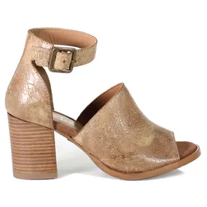 Diba True Womens Leah Mai Ankle Strap Block  Casual Sandals Casual High Heel 3" & Up - Beige