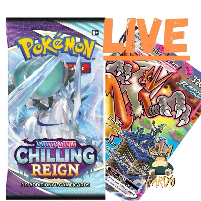 chilling rain booster box Amazon.com: Pokémon TCG: Sword & Shield—Chilling Reign Booster Display Box  : Toys & Games main image 1