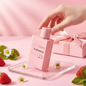 50ML Strawberry Fruit Scented Women's Perfume, Fresh Natural Fragrance, Unique Floral Fruity Scent, Perfect Gift Choice