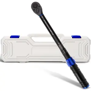 1/2 Inch Drive Click Torque Wrench, 10-180 Ft.Lb/13.6-244.0 Nm +-3% Accuracy, 72- Dual-Direction Ratchet, Adjustable Newton Meter Torque Wrenches for , &  Repair