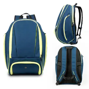 Jusenda Unisex Pickleball Backpack, Waterproof High-Capacity Athletic Carrier with Multiple Compartments for Practice, Tournaments & Equipment