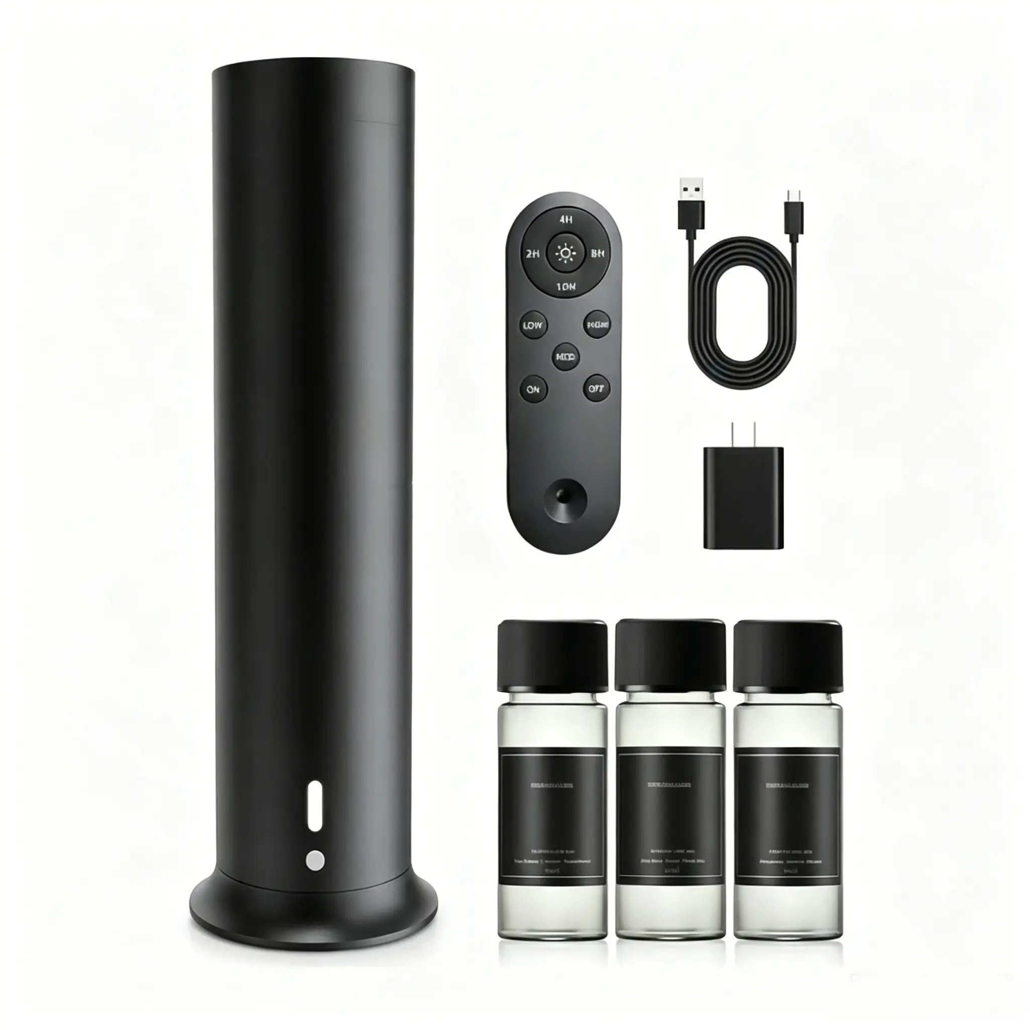 Scentimental Air Exploration Set Aroma Humidifier Diffuser for Home - Cool Air Diffusion Tech, 1000sqft Coverage, Rechargeable Wireless Battery, Wi-Fi Enabled, 2 Premium Luxury Hotel Scents, 20ml Essential Oils, Home Spa Machine, Luxury Lovers Kit