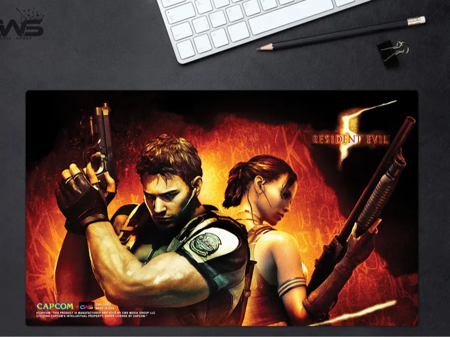 Resident Evil Videogame Deskmat Playmat Mouse Pad Officially Licensed Brand New