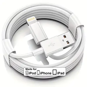 USB Fast Charging Cable, Durable Charging Cable Compatible with iPhone 14/13/12/11 Pro Max/X/XR/XS/7/8/14 Plus, Made for iPhone, iOS Compatible, Phone Accessories, Electronic