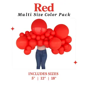 Red Balloon Pack with Optional Add-Ons