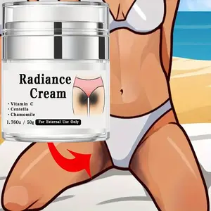 Radiance Cream - Intimate Care Cream with Vitamin C, Niacinamide, Milk, Suitable for Genital Area, Armpits, Joints, Buttocks, Thighs, 1.76 Oz Body Care Moisturizers, Hydrating Radiance Cream