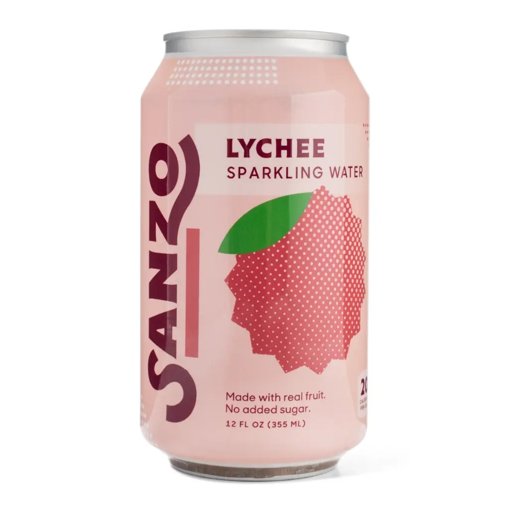 Sanzo Lychee Sparkling Water - All Natural & No Artificial Sweeteners Sanzo Lychee Sparkling Water - All Natural & No Artificial Sweeteners