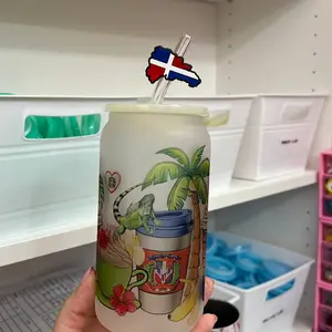 Dominican 16oz glass cup