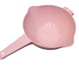 Tupperware Light pink 2Q Colander  with Durable Construction and Easy-to-Use Design for Versatile Kitchen Use - Utensils, Sturdy