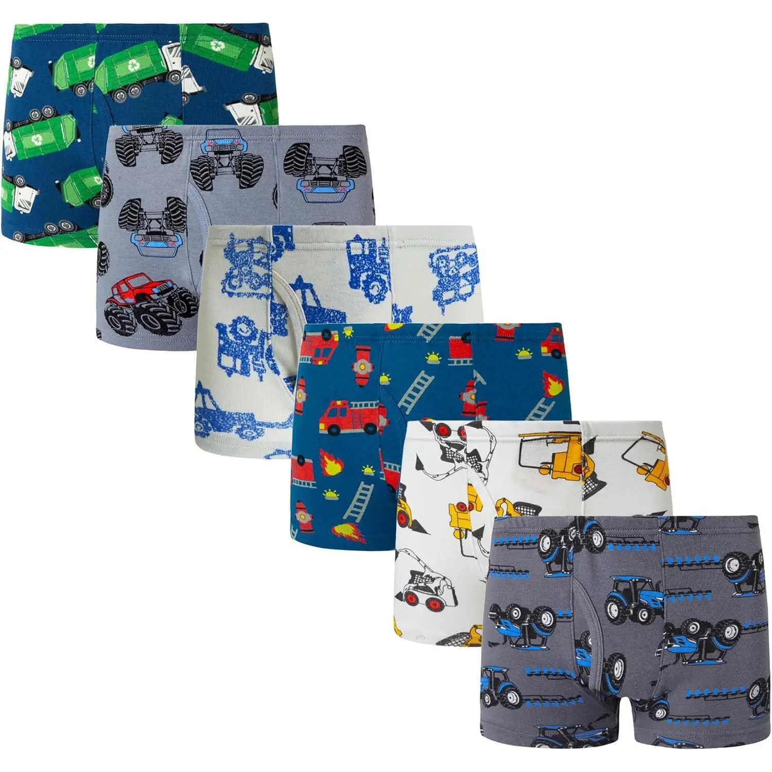 P-UDW01     Little Boys' Cotton Brief Soft Underwear Multipack