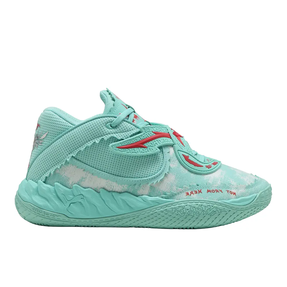 PUMA Mens Mb.05 Melo World Lace Up Basketball Sneakers Shoes - Green