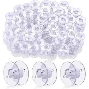 50 pcs Bobbins for Sewing Machine, Sa156 Bobbin, 15j bobbins, Bobbins Class 15, Sewing Machine Bobbins, Sewing Accessories, Plastic Bobbins(50 pcs)