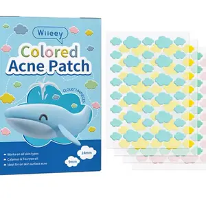 Acne Treatment - Decorative cloud Pimple Patch for Clear Skin - Skincare Tea Tree, 144pcs Cloud pimple patch - fun and easy acne treatment patch Original Rainbow Star