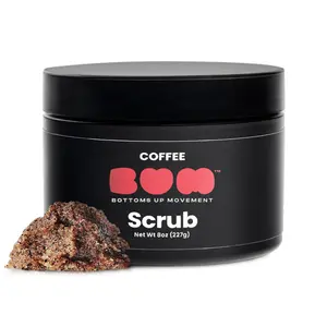 (BUM) Coffee Sugar Scrub - Skin Exfoliating Foot Body & Butt Scrub Moisturizer. Sugar, Coconut, Coffee & Mocha Blend Fragrance, with Jojoba, Rosehip, Vitamin E, & Shea Butter