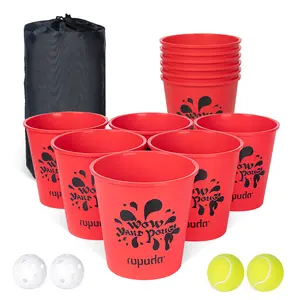 (Summer Turn-Up)Ropoda Yard Pong - Giant Yard Games Set Outdoor for The Beach, Camping, Lawn and Backyard, Summer Turn Up & Father's Day Deal