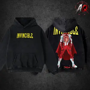 Omni-Man Premium Cotton T-Shirt, Bloody Battle Graphic Tee, Invincible Viltrumite Warrior Shirt, Animated Series Fans T-Shirt, Streetwear Graphic Tee, Gift For Invincible Fans