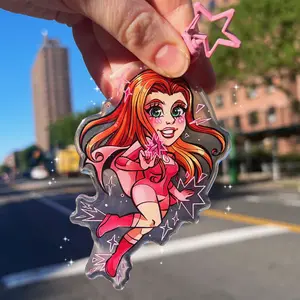 INVINCIBLE / 4" Atom Eve Epoxy Keychain charm