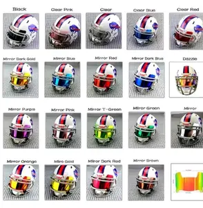 High end Mini Helmet Visor (WITH CLIPS)