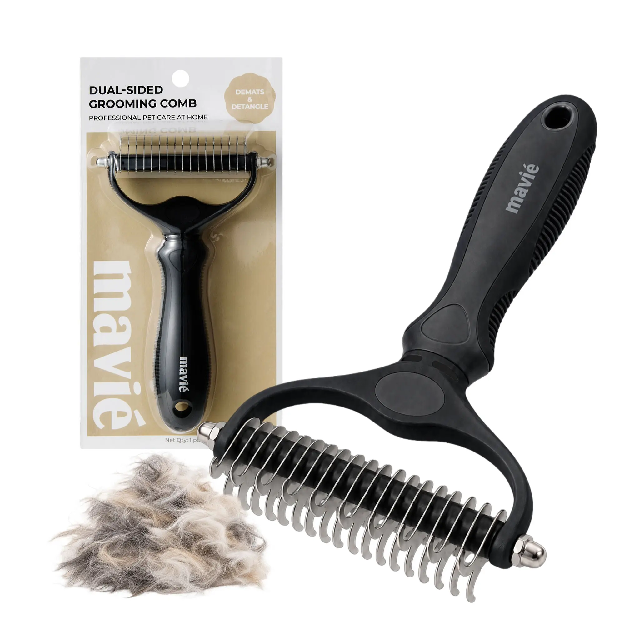 Mavie Dual-Sided Pet Dematting Comb