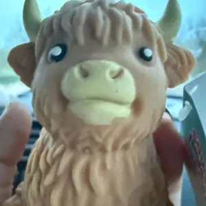 Highland cow squishy desk sitter office stress relief toy