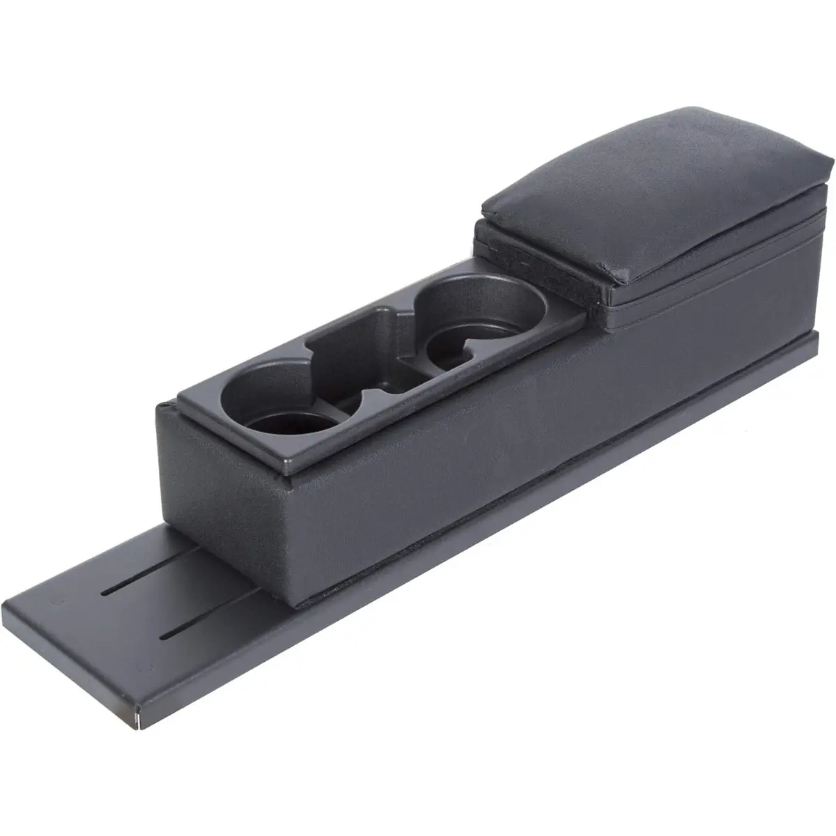 Center Mini Cup Holder Console Compatible with 2006-2022 Dodge Charger Police with Upholstered Black