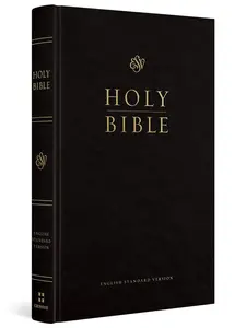 Holy Bible - ESV, Hardcover, Black, English Standard Version Church Bible