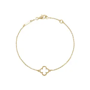 Pre-owned Van Cleef & Arpels Alhambra Bracelet VCARF68800 in 18K White Gold, Standard Size JLP019140 Joyce