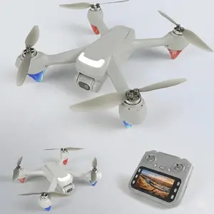 2026 Smart GPS Drone 4K Camera with Built-in Screen Remote for Beginners & Adults | Ultra Lightweight Under 250g, Easy One-Key Takeoff, Auto Return Home, Follow Me Mode, Waypoint Flight, Stable Hover, 32GB SD Card, Bright LED Lights