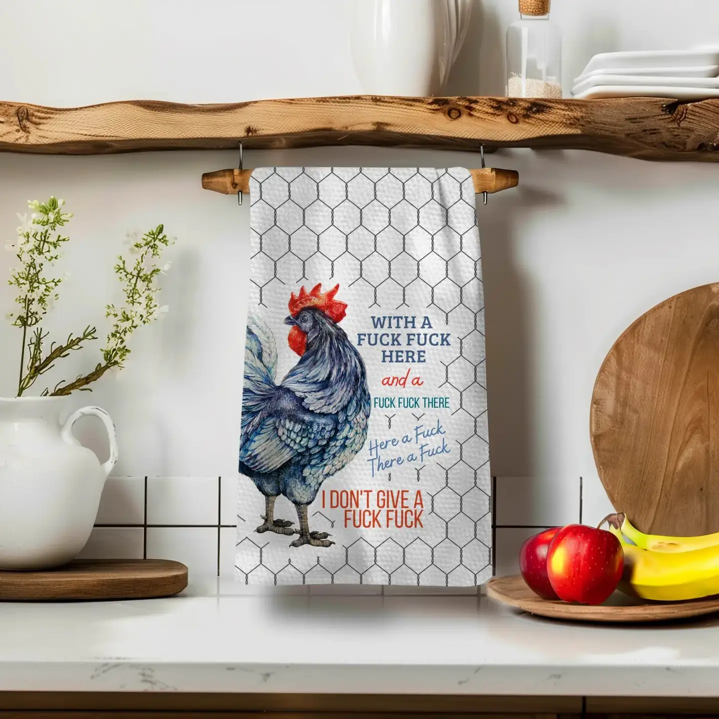 With A F F Here | Best Selling Kitchen Tea Towel