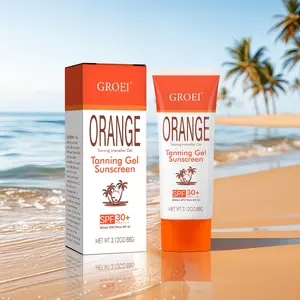 Orange, Hydrating and Nourishing Tanning Sun Cream, Easy To Apply and Remove, Suitable for All Skin Types, Body Care, Moisturizing Tanning Cream