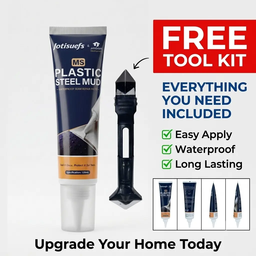 Bathroom, Kitchen, Tile Gaps, Sink Edges, Bathtub, Wall Cracks, Home Repair.Waterproof Plastic Steel Mud Repair Paste.Waterproof, Mold Resistant, Strong Adhesion, Easy Application, Long Lasting, DIY Repair, Includes Tool Kit.