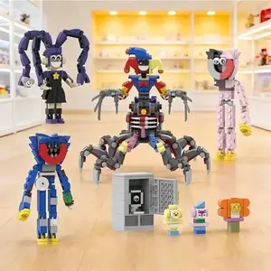 Poppy Playtime Chapter 5 Building Set, 861PCS Collectible Blocks, Cozy Horror Game Room Desk Decor, Trending Toys for Adults, Office Ornaments & Gifts for Gamers